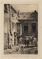 KG 14247
<br/>
De binnenplaats
<br/>
<em>Jacques, Charles (1813 - 1894)</em>